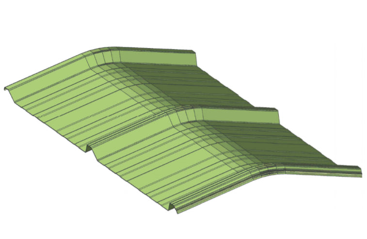Билен капак - 3-ребрен