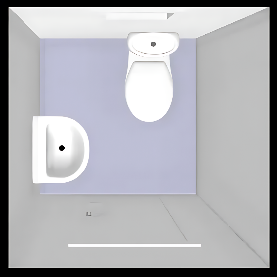 Единична тоалетна кабинка