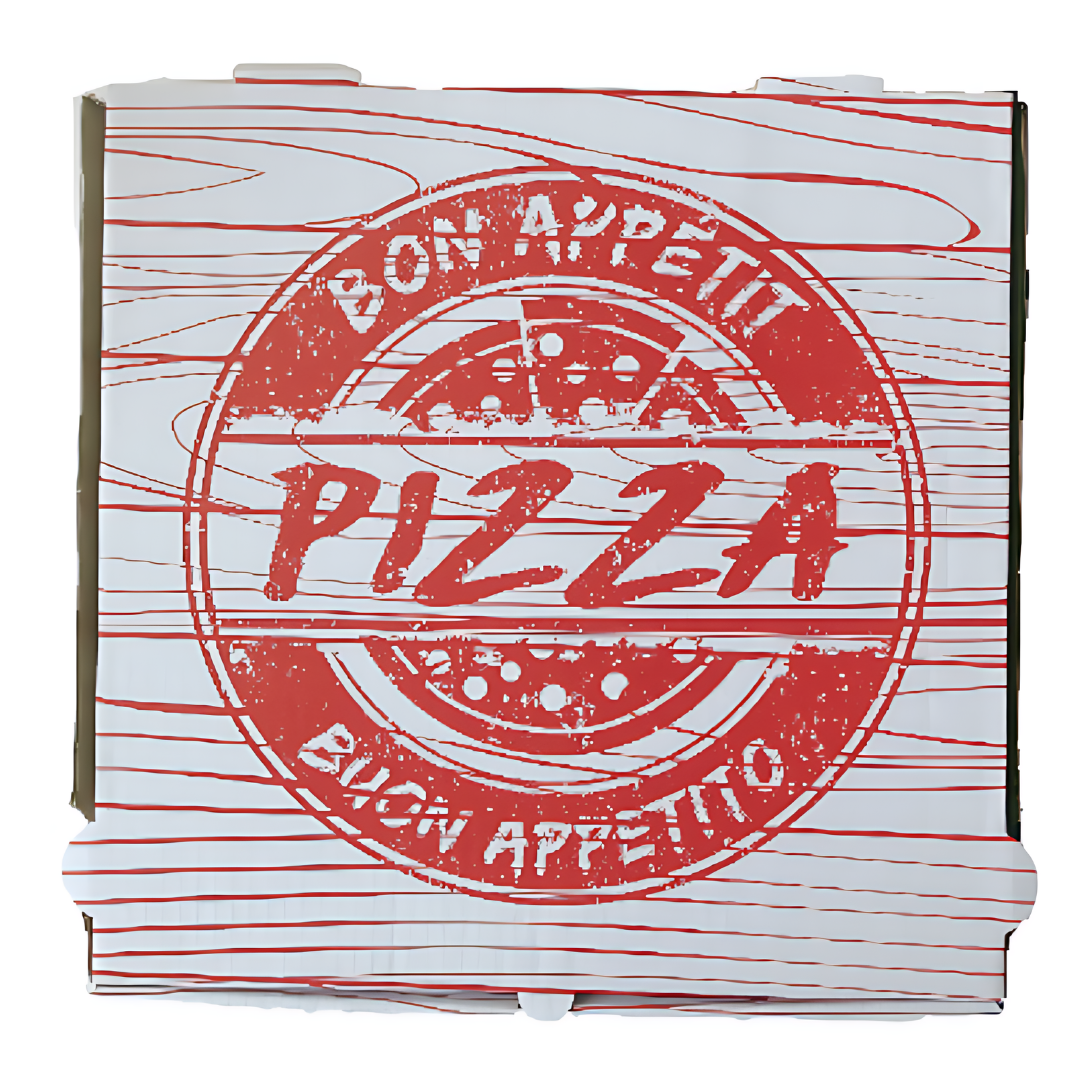 Кутия за пица - червена