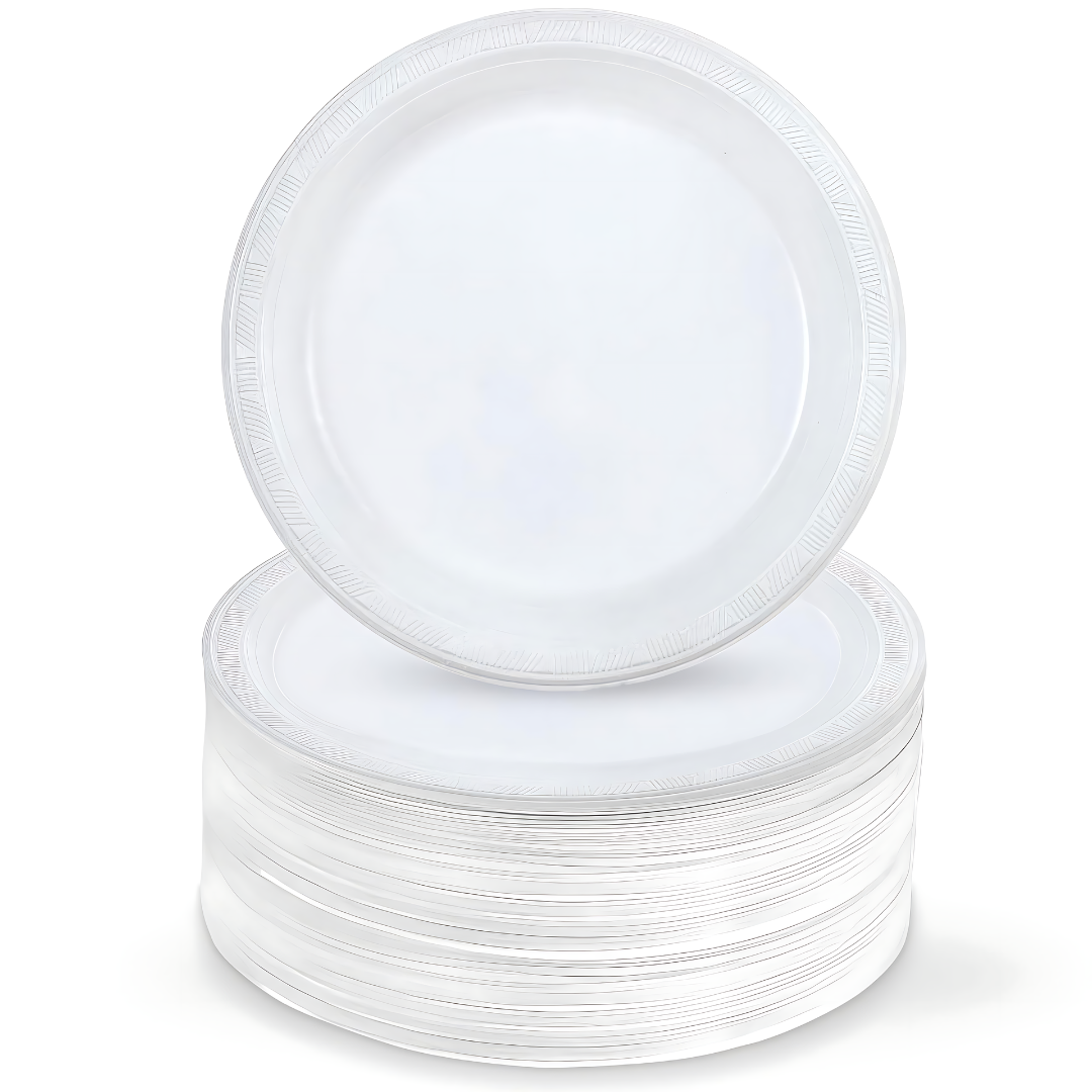 Пластмасова чиния - кръгла