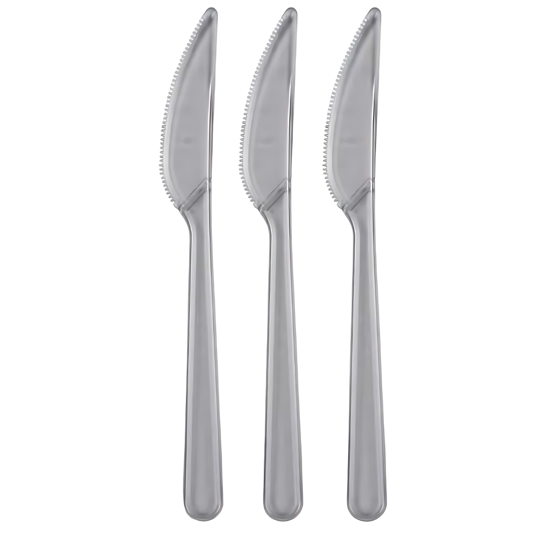 Пластмасов нож Прозрачен