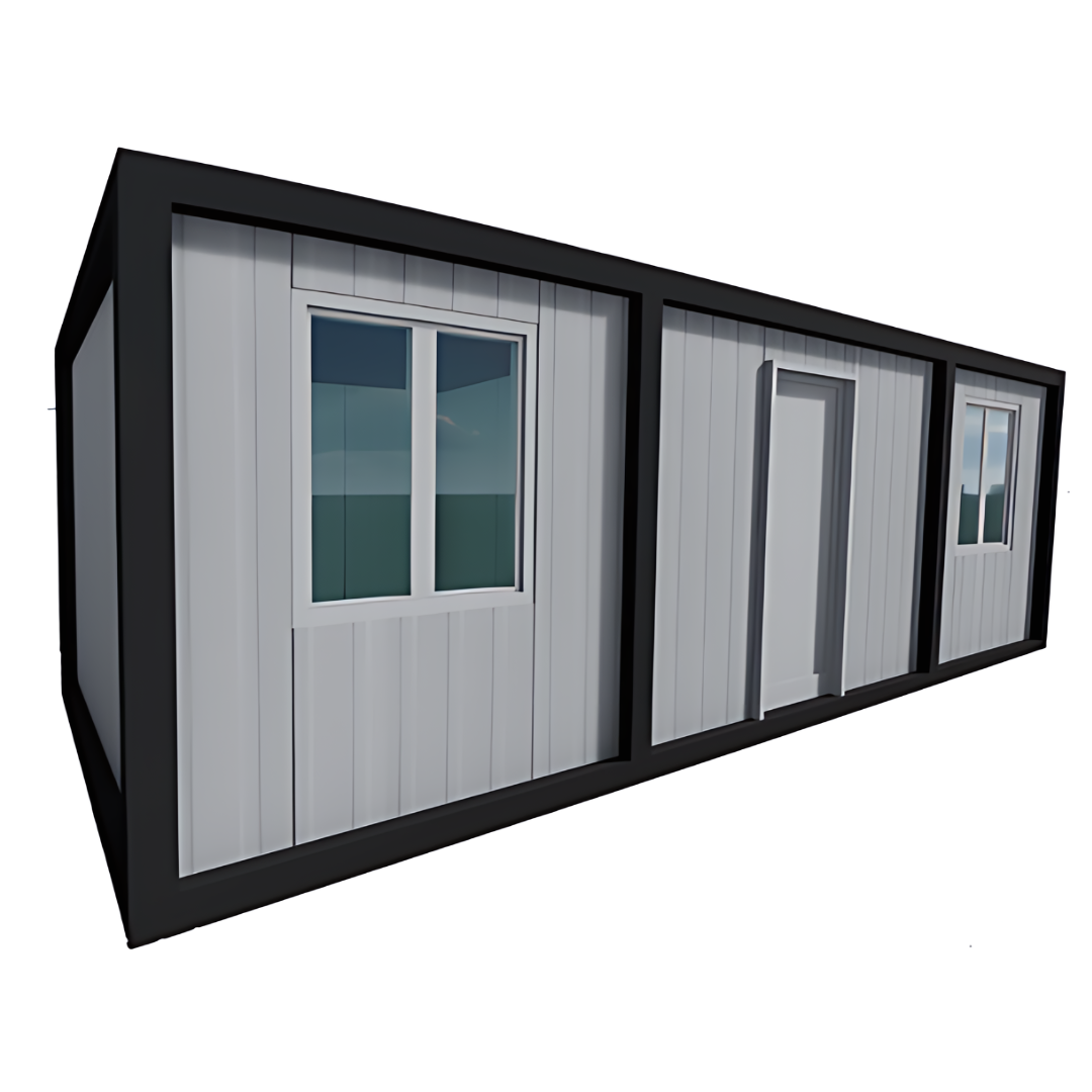 Контейнер с две помещения, баня и WC