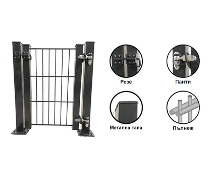 ДВОРНА ВРАТA 2D СТАНДАРТ - С РЕЗЕ
