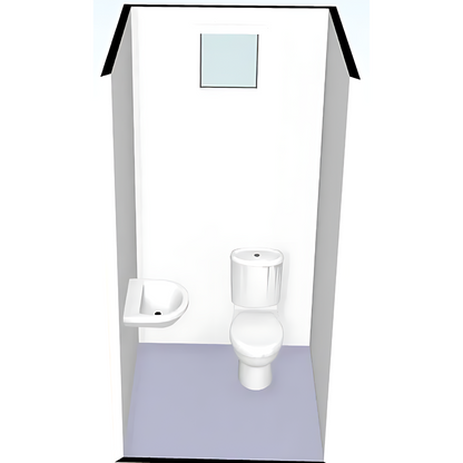 Единична тоалетна кабинка