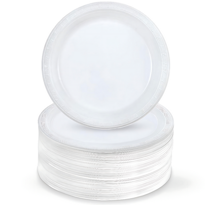 Пластмасова чиния - кръгла