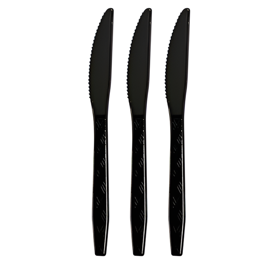 Пластмасов нож Черен