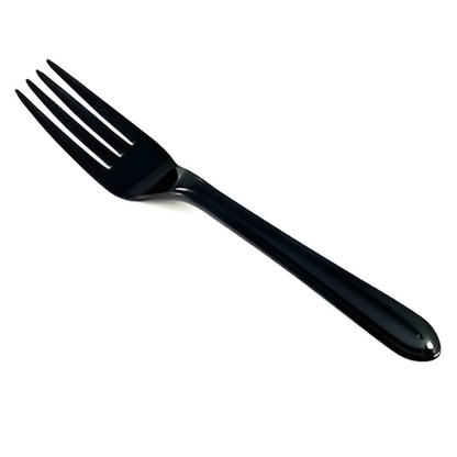 Пластмасова вилица Черна
