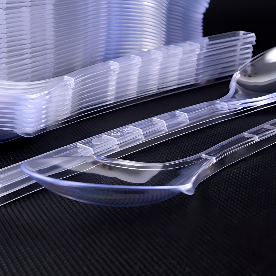 Пластмасова лъжица Прозрачна