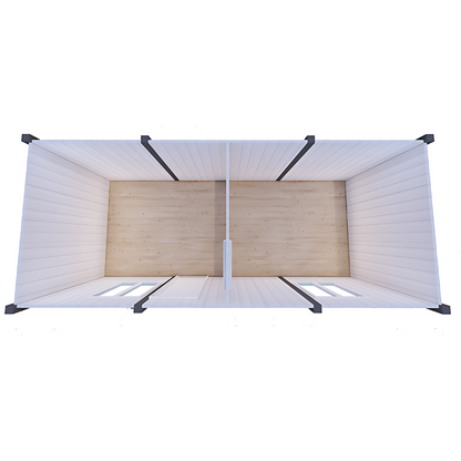 Контейнер с две преходни помещения