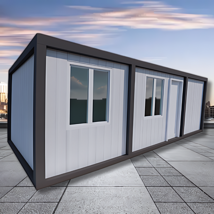 Контейнер с едно помещение, баня и WC