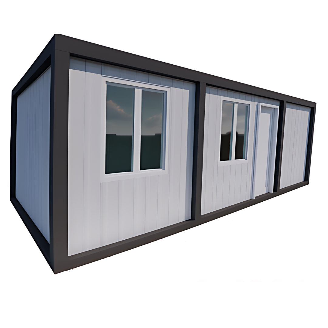 Контейнер с едно помещение, баня и WC