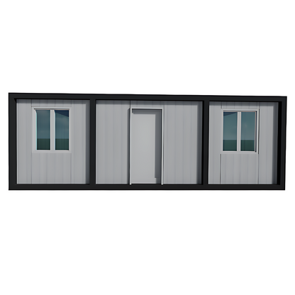 Контейнер с две помещения, баня и WC