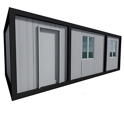 Контейнер с едно помещение, баня и кухня