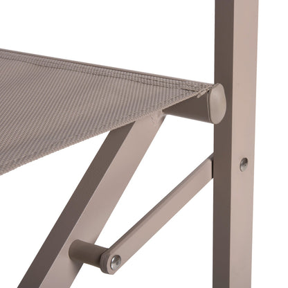 ДИРЕКТОРСКИ СТОЛ ALUMINUM DUPRE ЦВЯТ ШАМПАНСКО 57x48,5x85.5Всм.