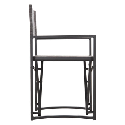 Режисьорски стол алуминий DUPRE сив цвят 57x48,5x85.5Hсм