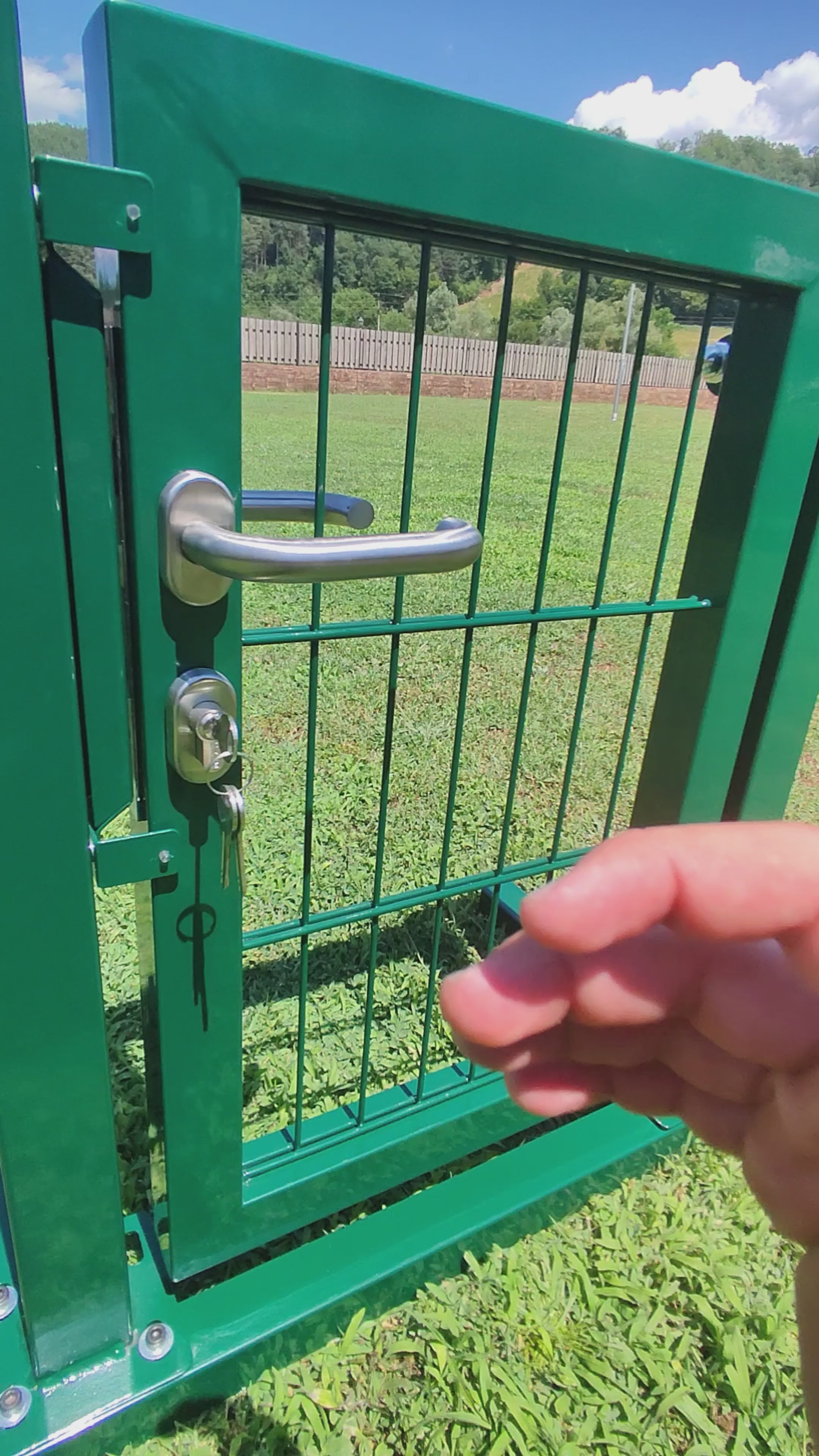 ДВОРНА ВРАТА 2D ДЕЛУКС - С БРАВА