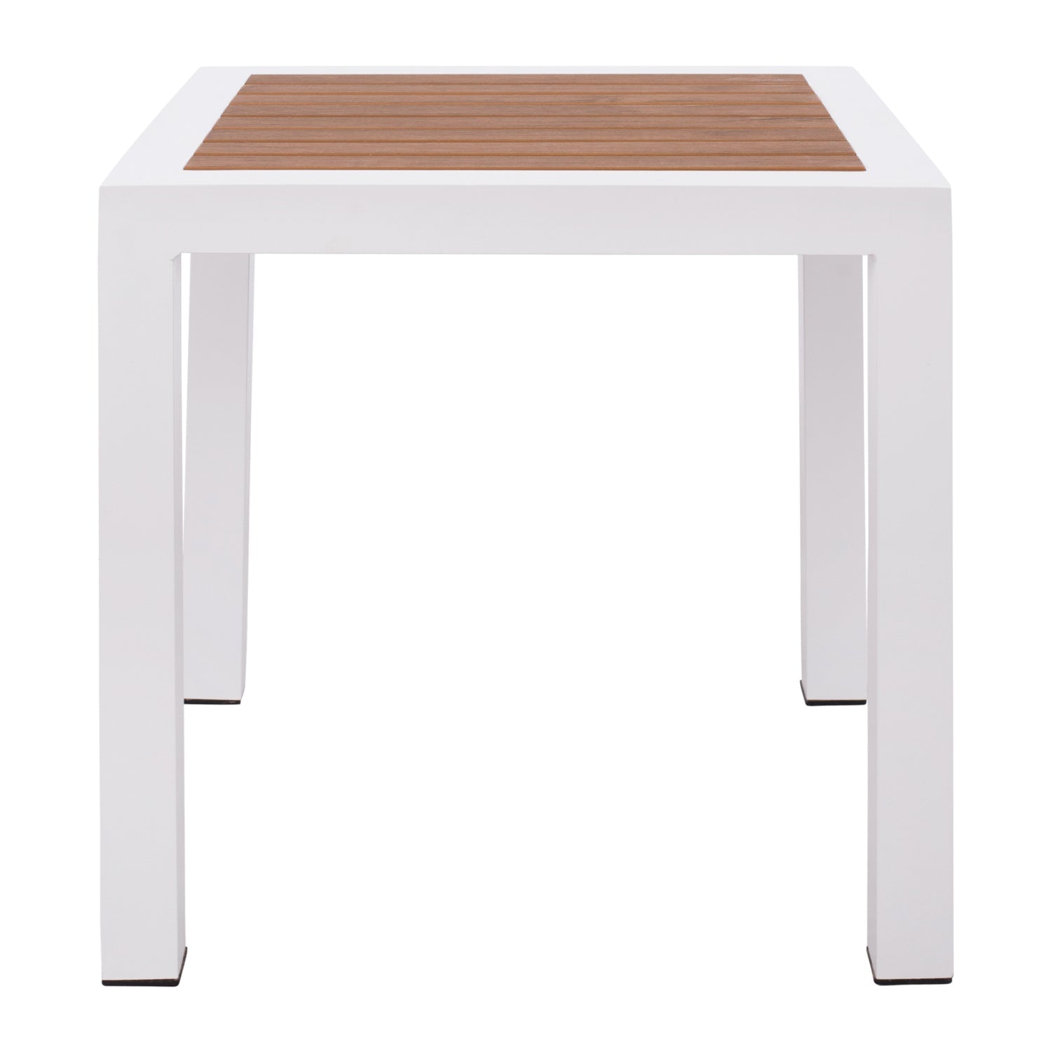 Алуминиева маса бяла с Polywood 45x45x45,5 см