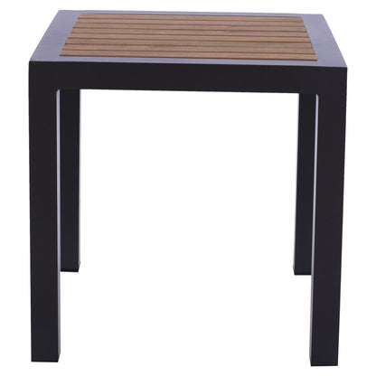Алуминиева маса сива с полиуд 45x45x45,5 см