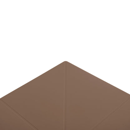 Квадратна маса от полипропилен TERRIN капучино 60x60x75Hсм.