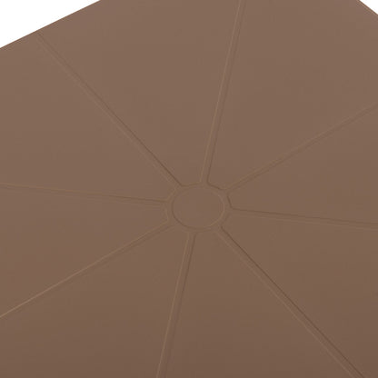 Квадратна маса от полипропилен TERRIN капучино 60x60x75Hсм.
