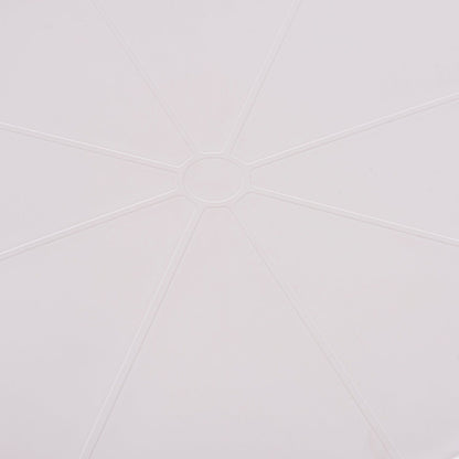 Квадратна маса от полипропилен TERRIN бяла 60x60x75Hсм.