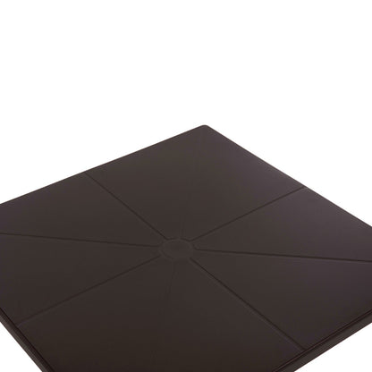 КВАДРАТНА ПОЛИПРОПИЛЕНОВА МАСА TERRIN КАФЯВА 60x60x75Hсм